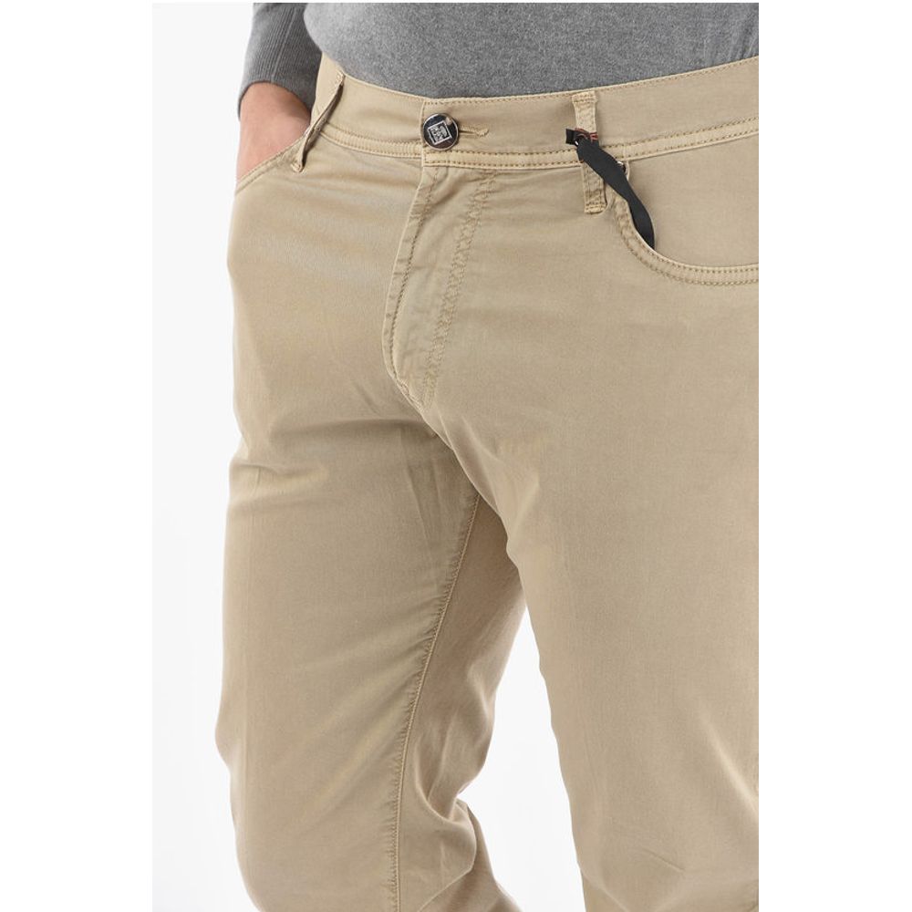 Corneliani ID Stretch Cotton LAZISE 5-Pocket Pants - Image 3