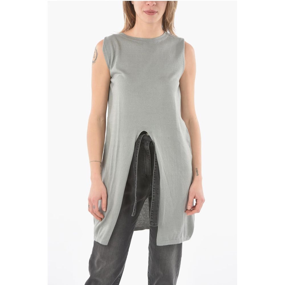 Ixos Sleeveless CALENDULA Sweater with Front Slit