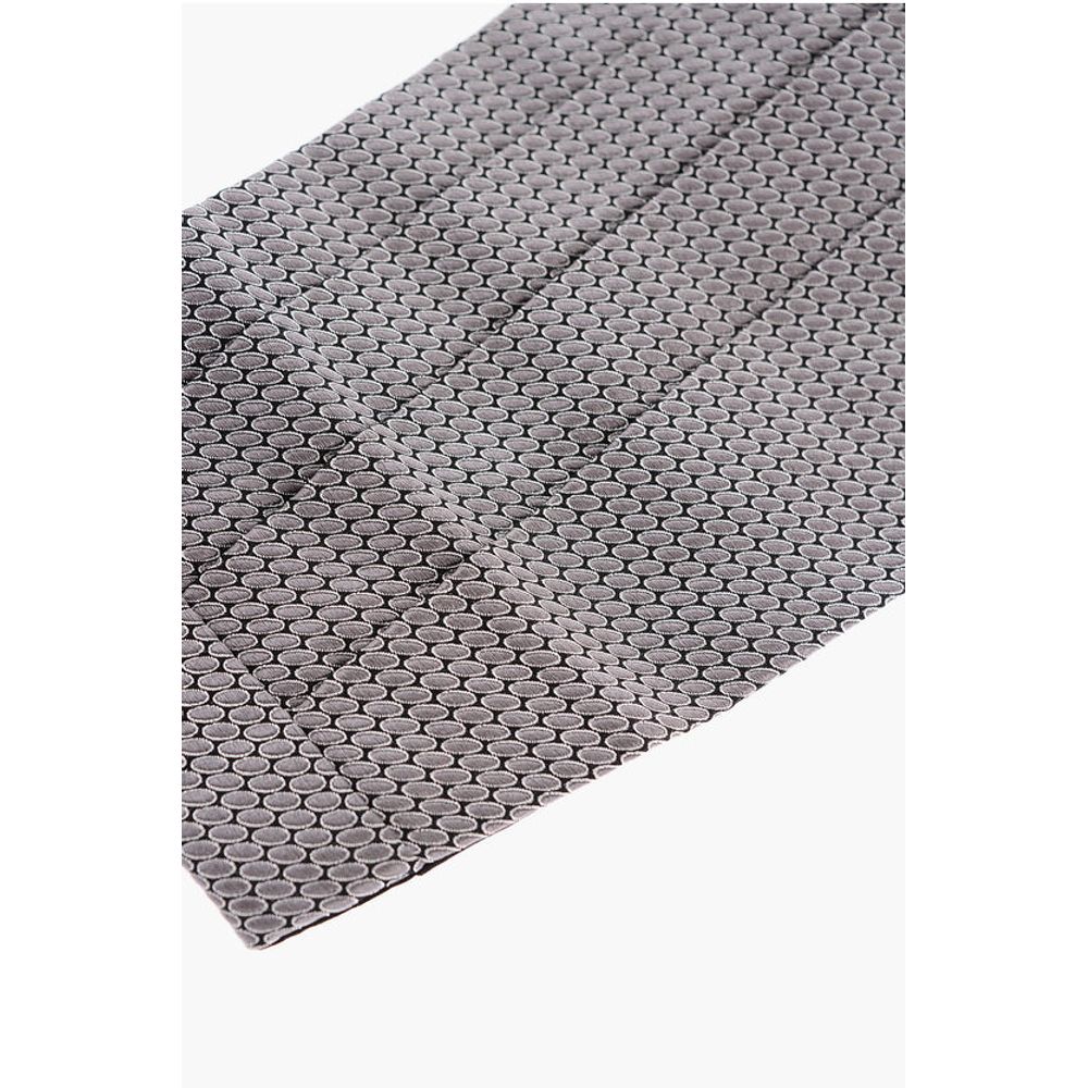 Corneliani Patterned Silk Cummerbund - Image 5