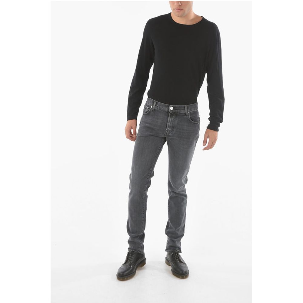 Corneliani ID 5 Pocket Stretch Cotton Denim - Image 4