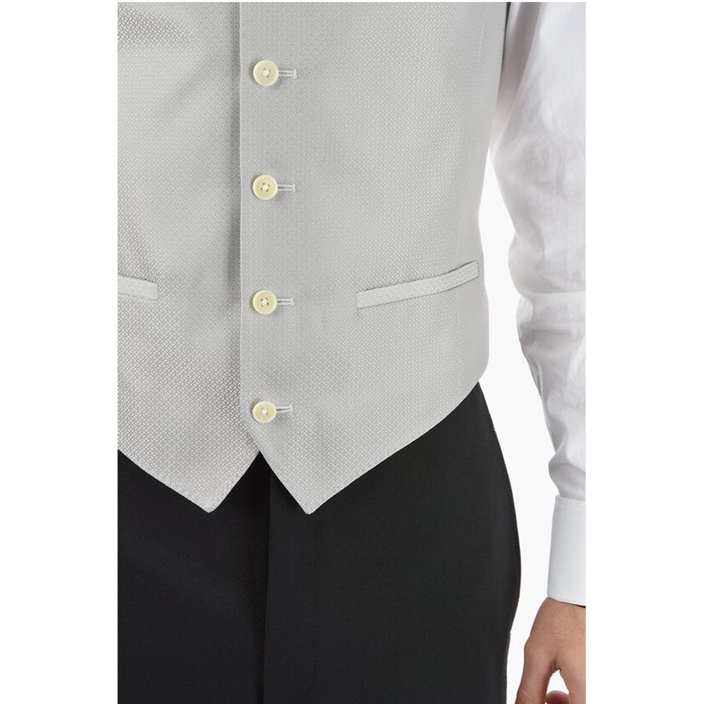 Corneliani CC COLLECTION Two-Tone RESET Vest with Martingale - Image 3