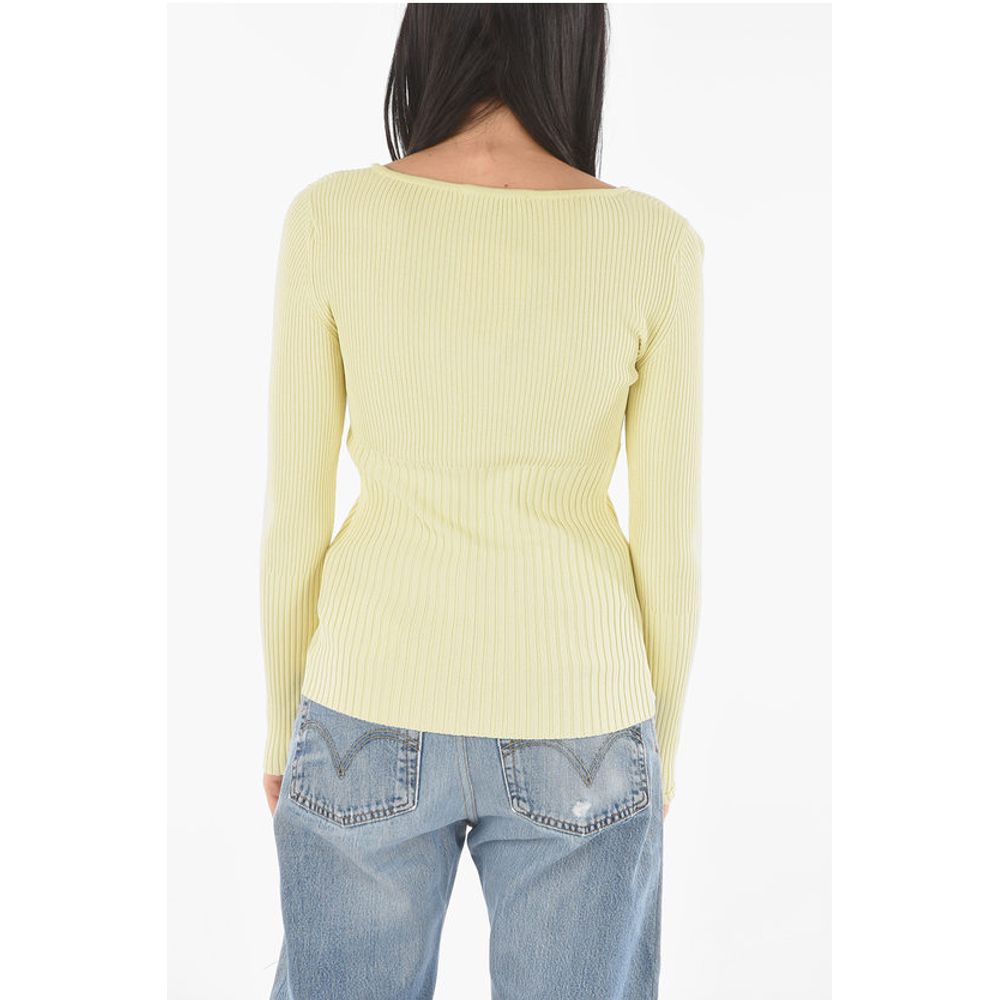 Aeron Round Neck Ribbed Sweater - Image 2