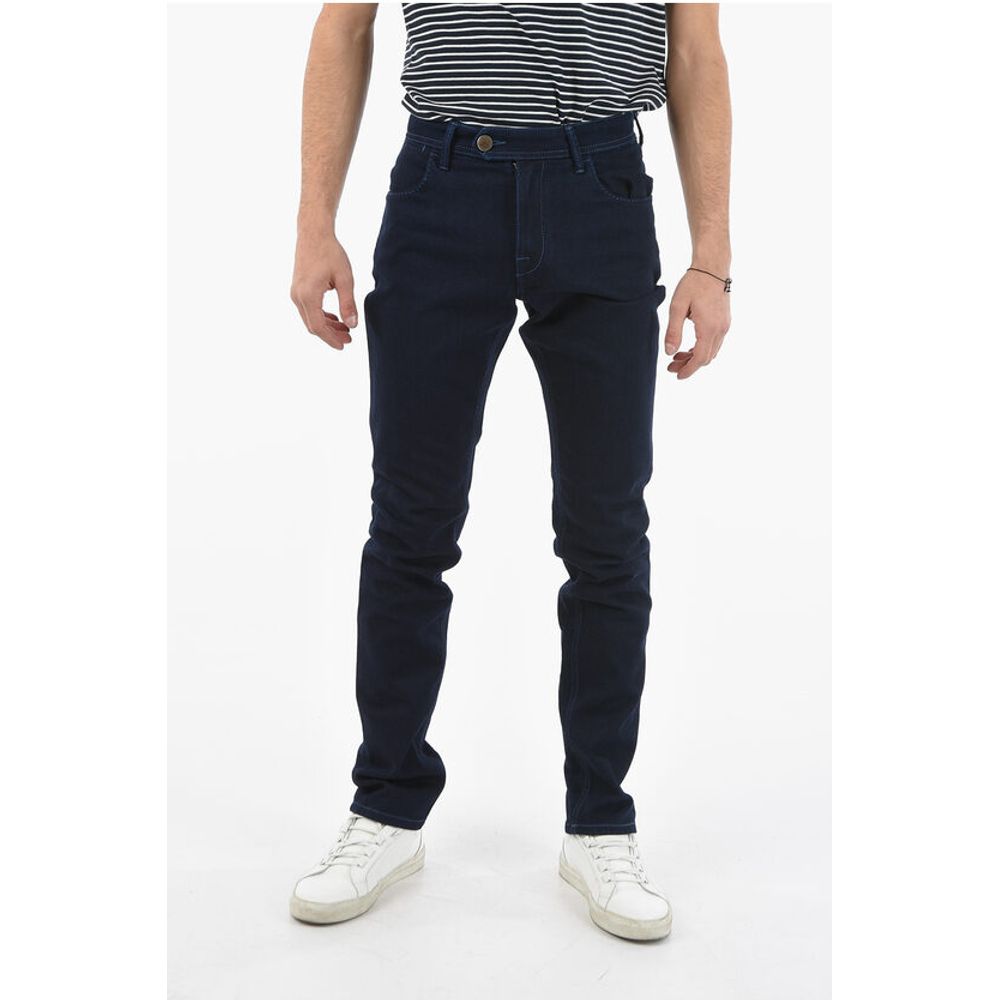 Corneliani ID Stretch Denim Slim Fit Jeans 18cm