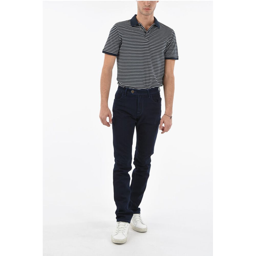 Corneliani ID Stretch Denim Slim Fit Jeans 18cm - Image 4