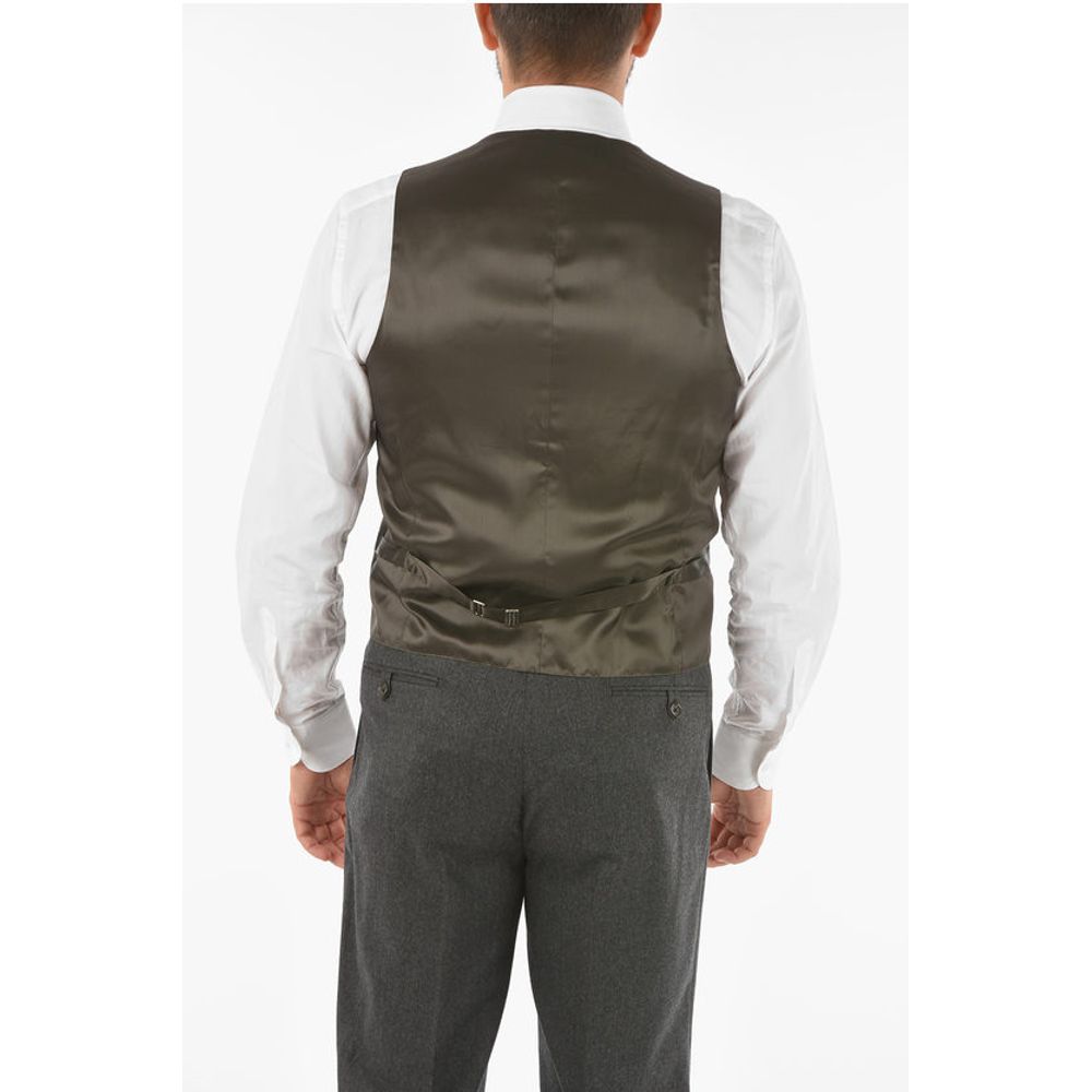 Corneliani CC COLLECTION Virgin Wool REFINED Waistcoat - Image 2