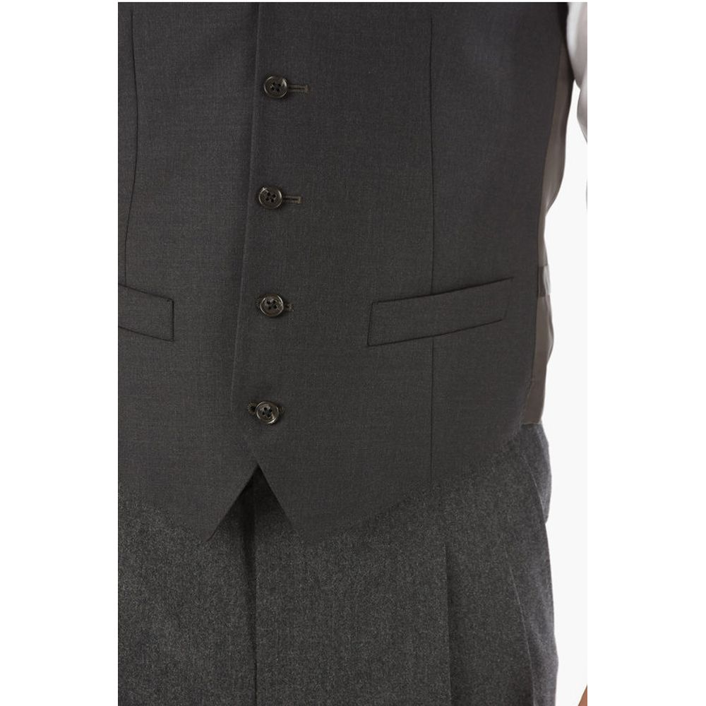 Corneliani CC COLLECTION Virgin Wool REFINED Waistcoat - Image 3
