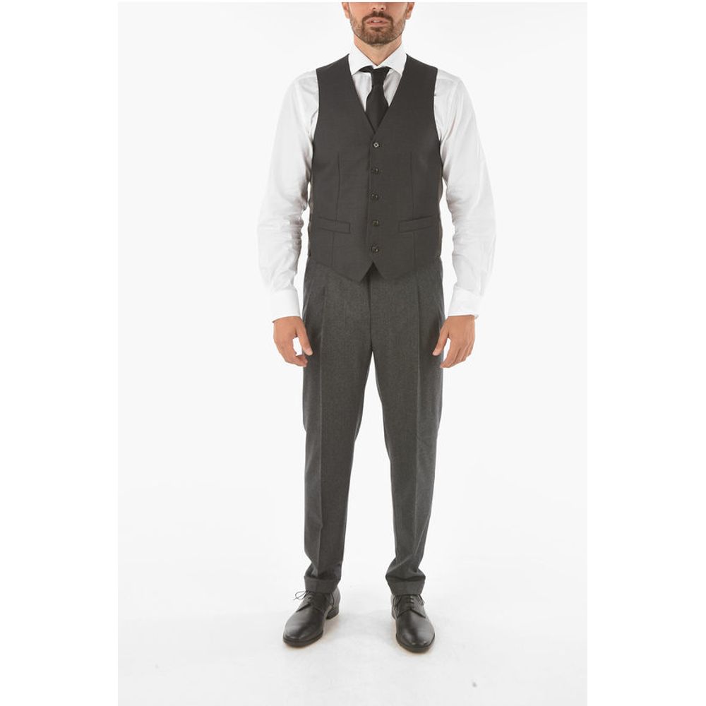Corneliani CC COLLECTION Virgin Wool REFINED Waistcoat - Image 4