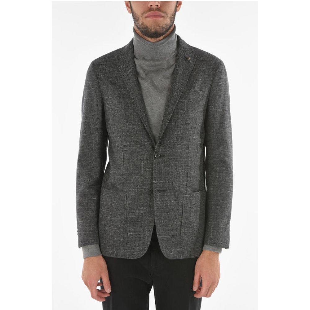 Corneliani CC COLLECTION 2 Button Blazer RIGHT with Patch Pocket