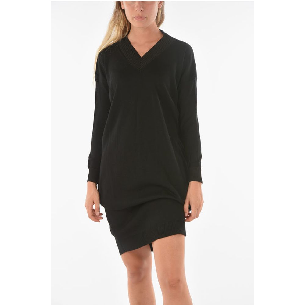 Ixos Knitted SWAPS Midi Dress with V Neckline - Image 4