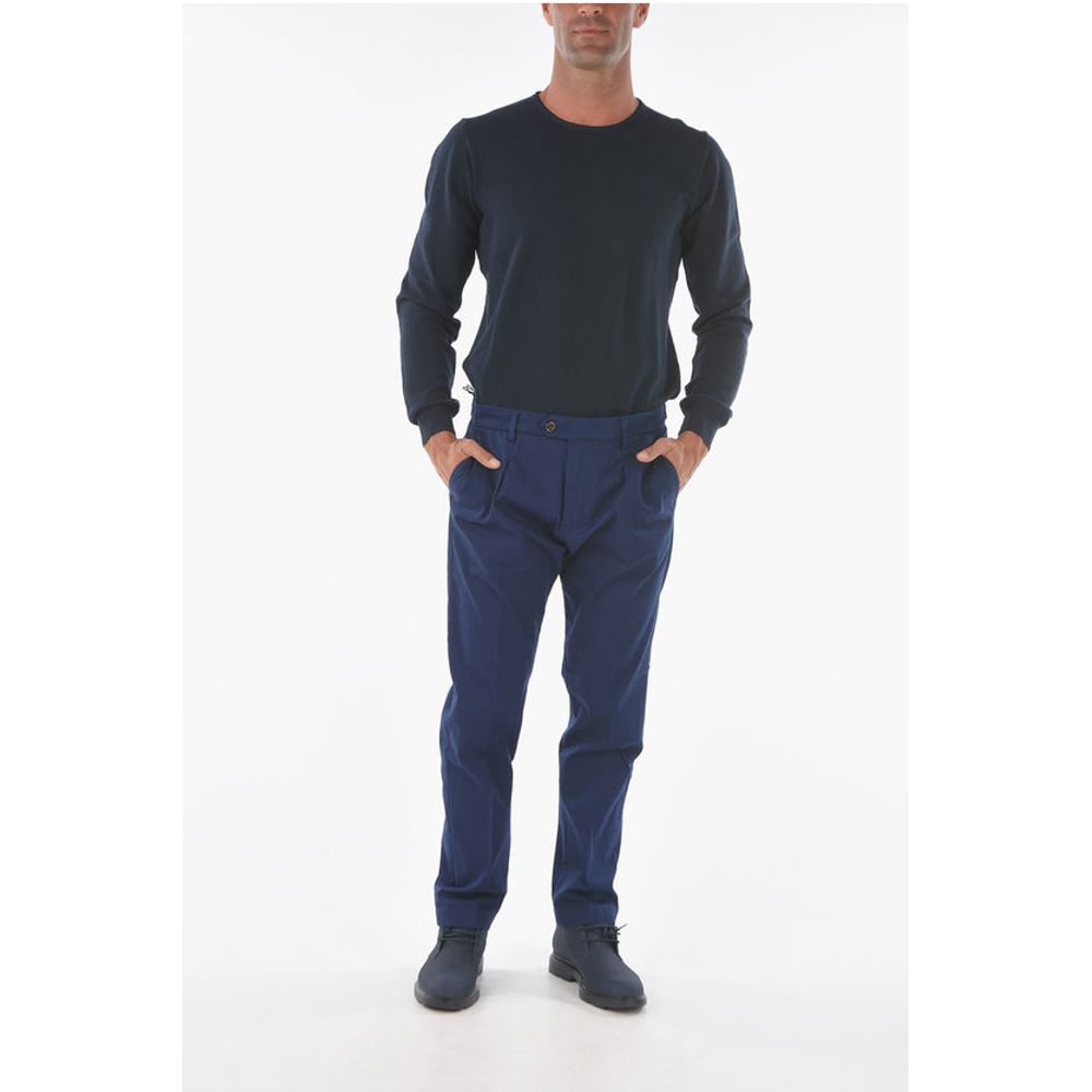 Cruna Single-pleated RAVAL1P.L Smooth Fit Pants - Image 4