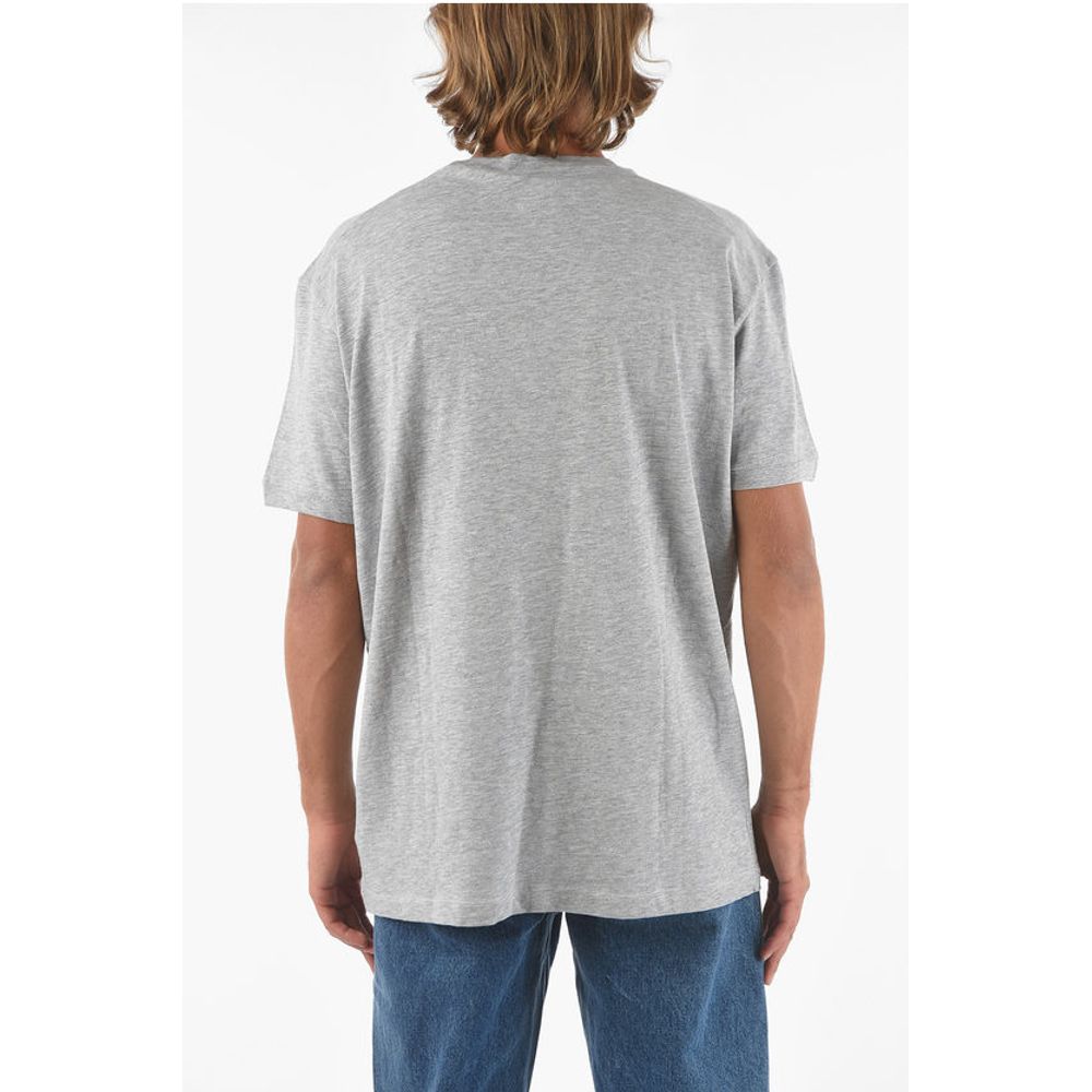 Dsquared² Crew Neck Printed Logo Cotton T-Shirt - Image 2