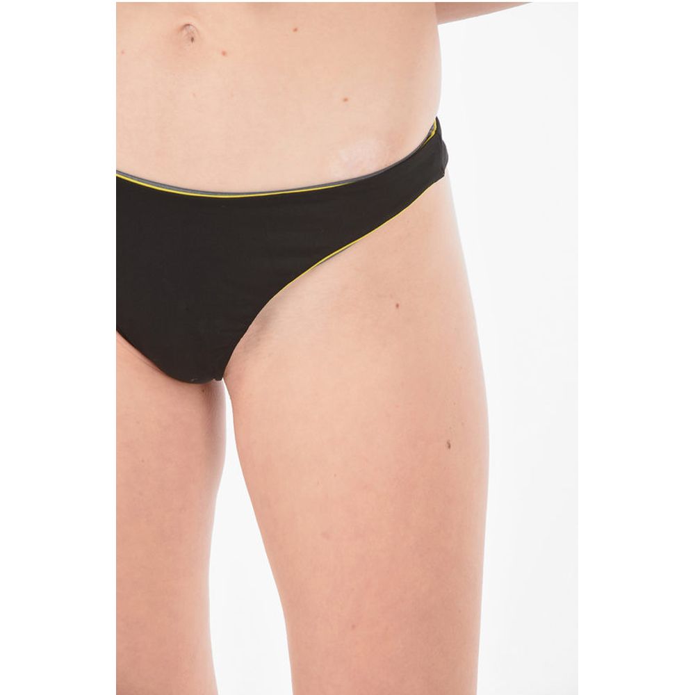 Diesel Printed Logo High-cut Bikini Slip - Image 3