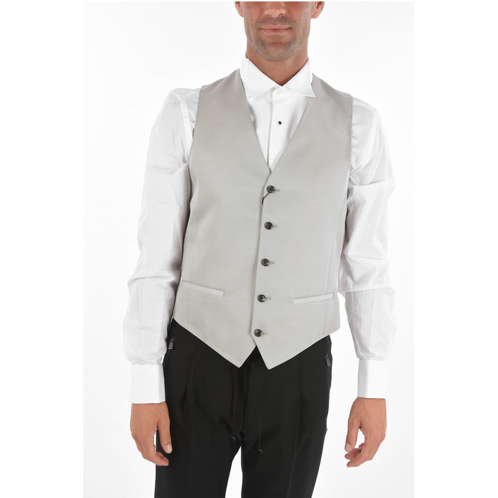 Corneliani CC COLLECTION Satin CERIM.RESET Vest