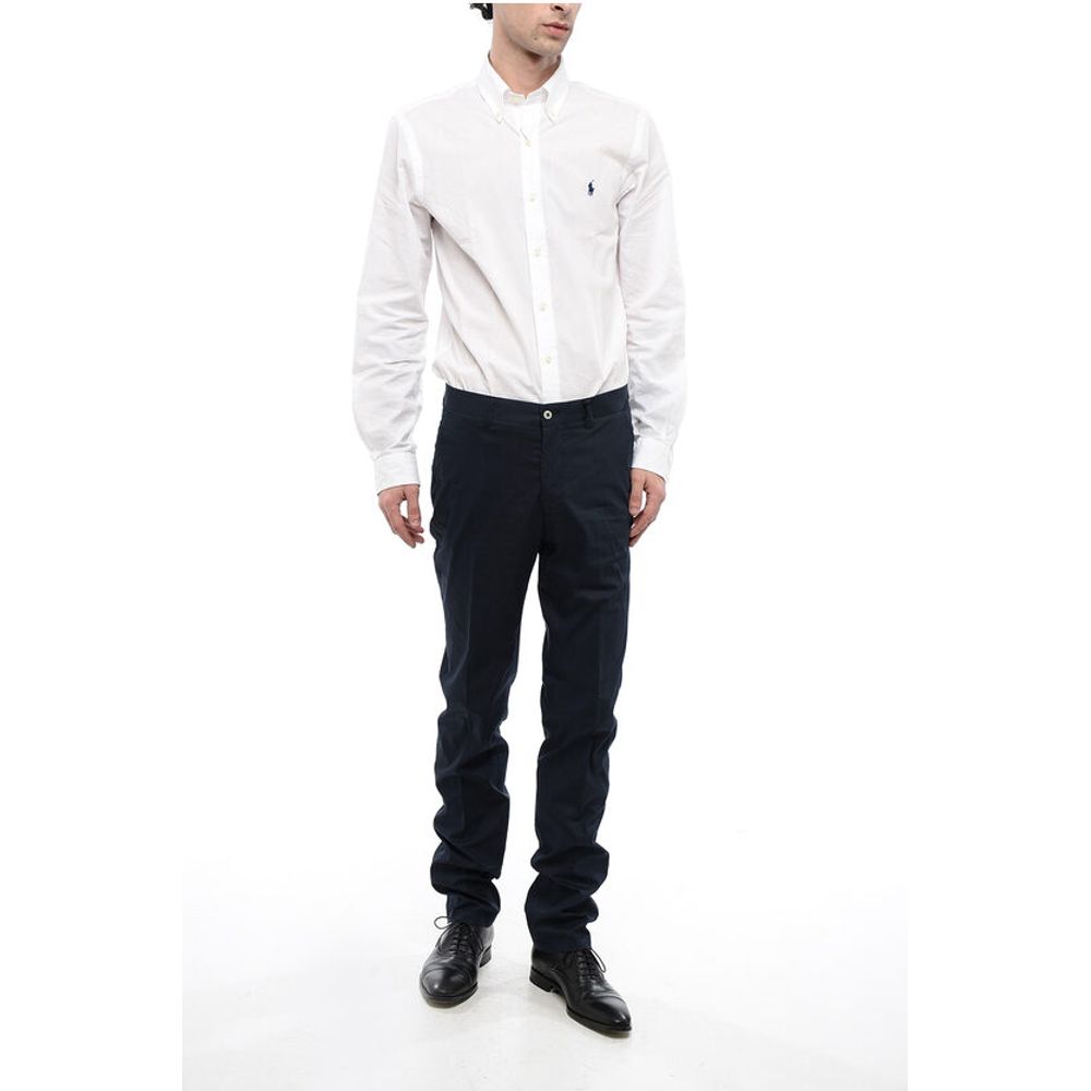 Corneliani ID Cotton Silk Chino Pants - Image 4