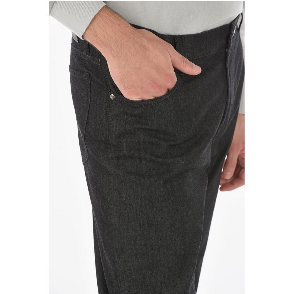 Corneliani ID LUXURY DENIM Stretched Cotton 5-pockets Jeans 21cm - Image 3