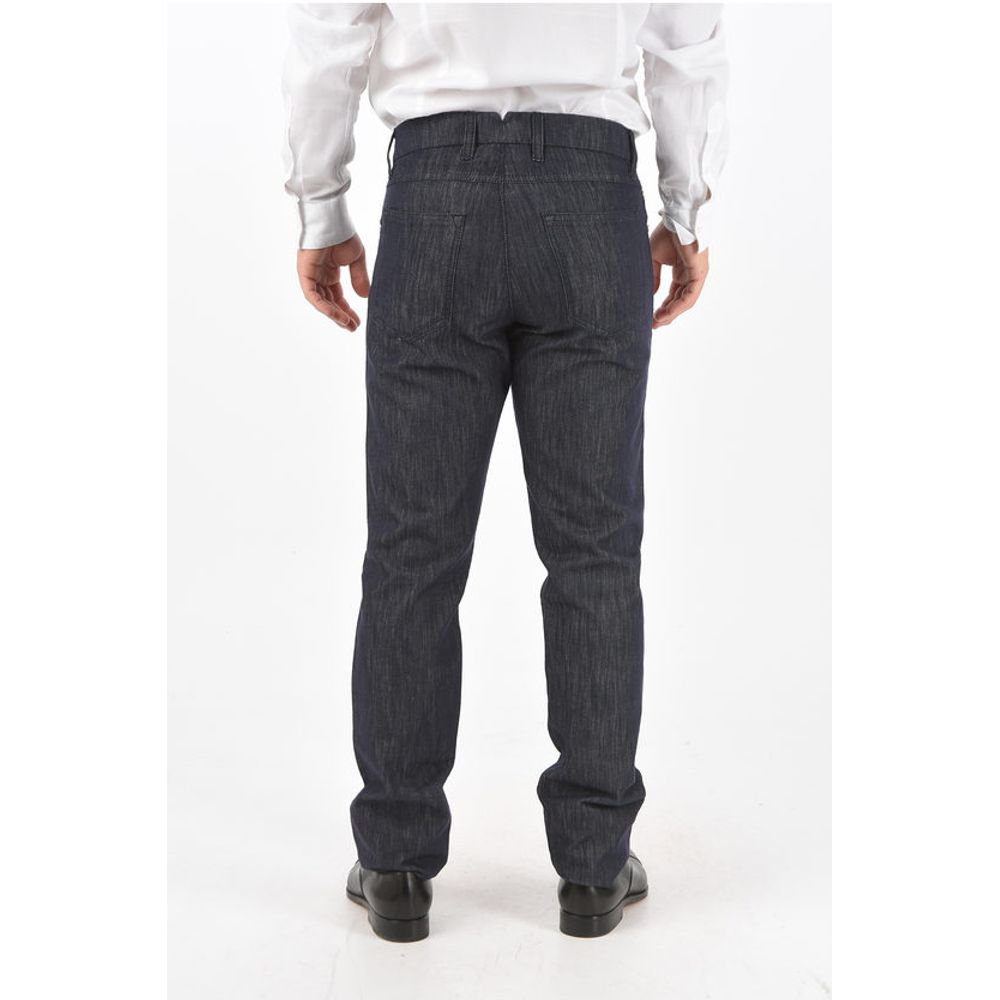 Corneliani ID Cotton Silk 5-pocket Jeans - Image 2