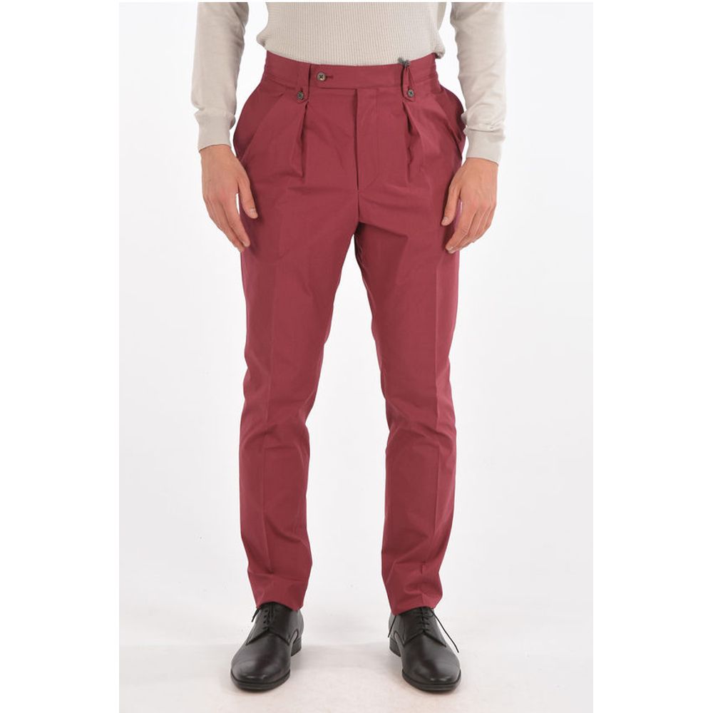 Corneliani Lined Chino Pants with Double Pleat