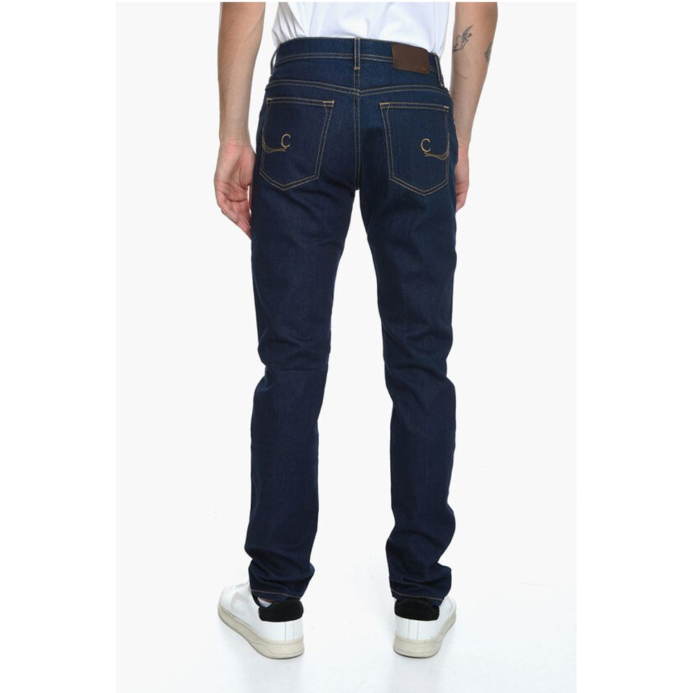 Corneliani ID LUXURY DENIM 5-pocket Dark-Wash Jeans 17cm - Image 6