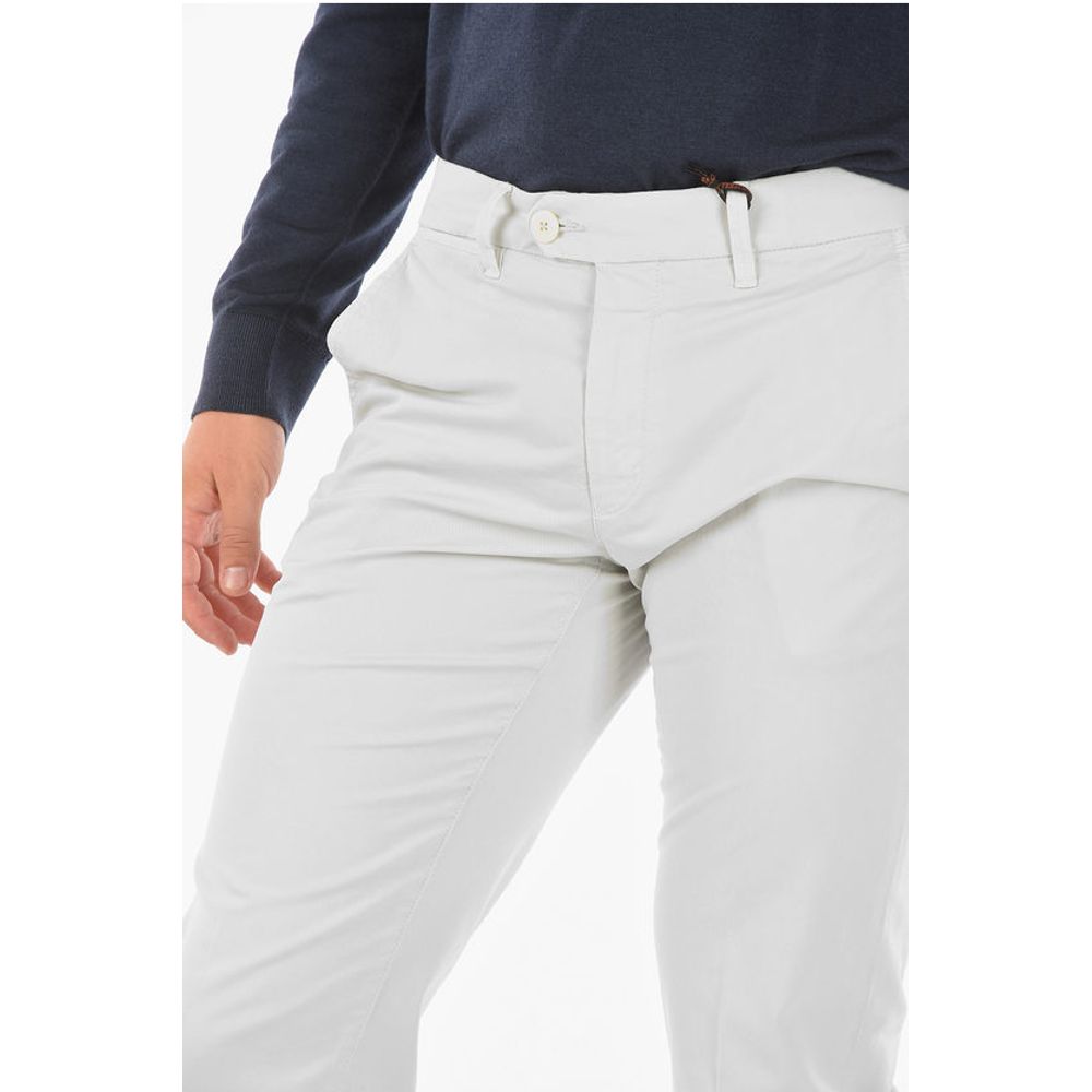 Corneliani ID 5 Pocket Stretch Cotton Chinos Pants - Image 3