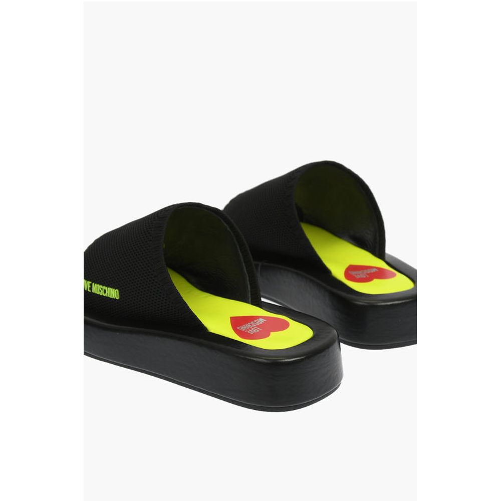 Moschino LOVE solid color ROW30 sabot with fluo sole - Image 2