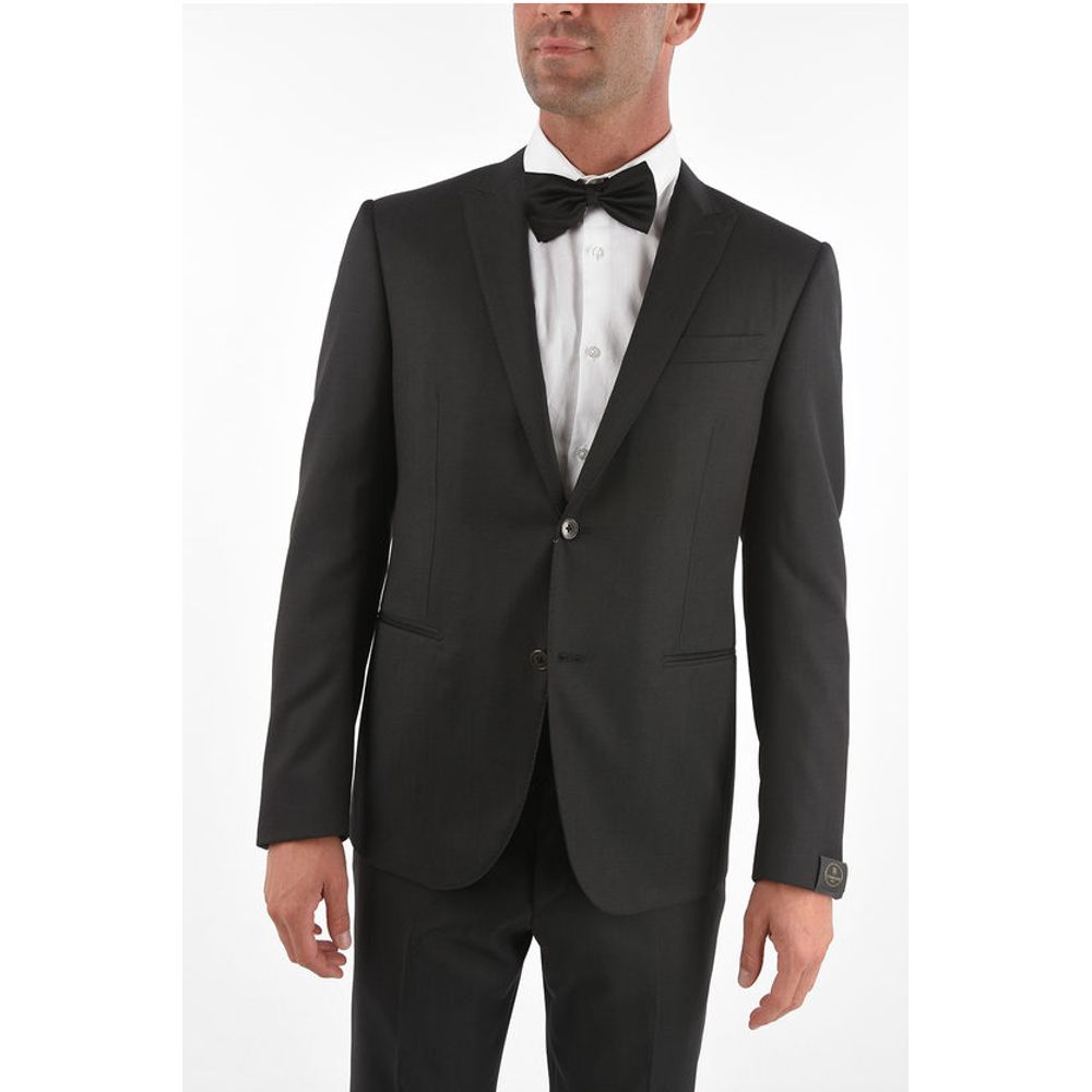 Corneliani virgin wool peak lapel 3 piece waistcoat CERIM.ACADEMY suit - Image 2