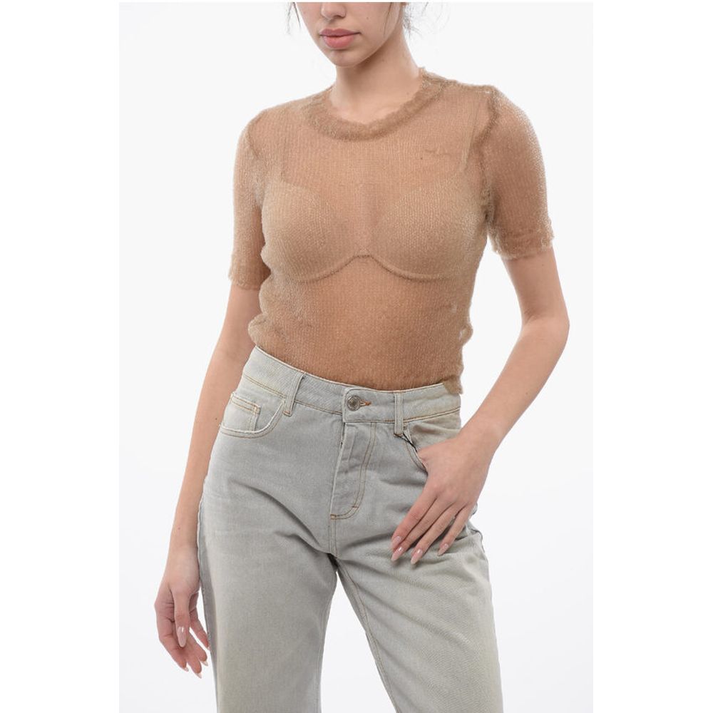 Maison Margiela MM0 See Through Knitted Nylon Top