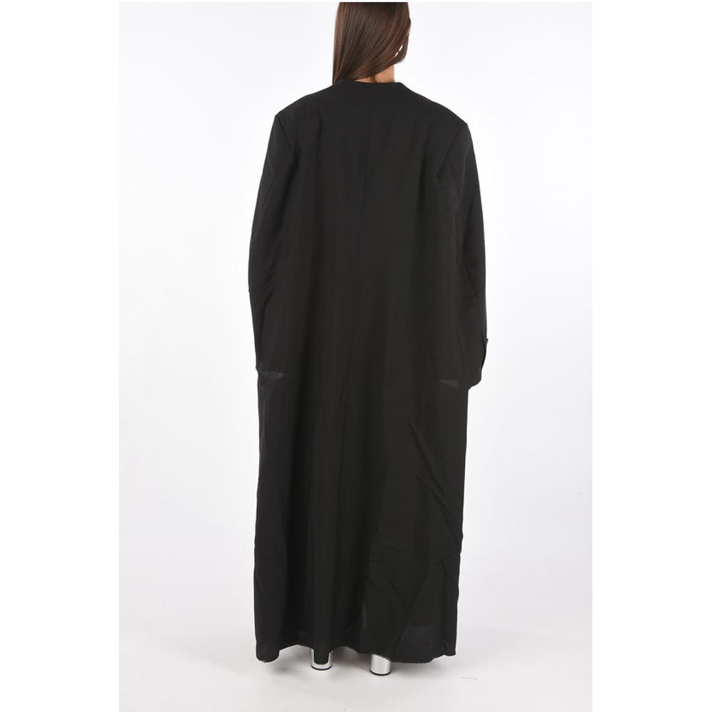 Maison Margiela MM0 cut out details double breasted coat - Image 2