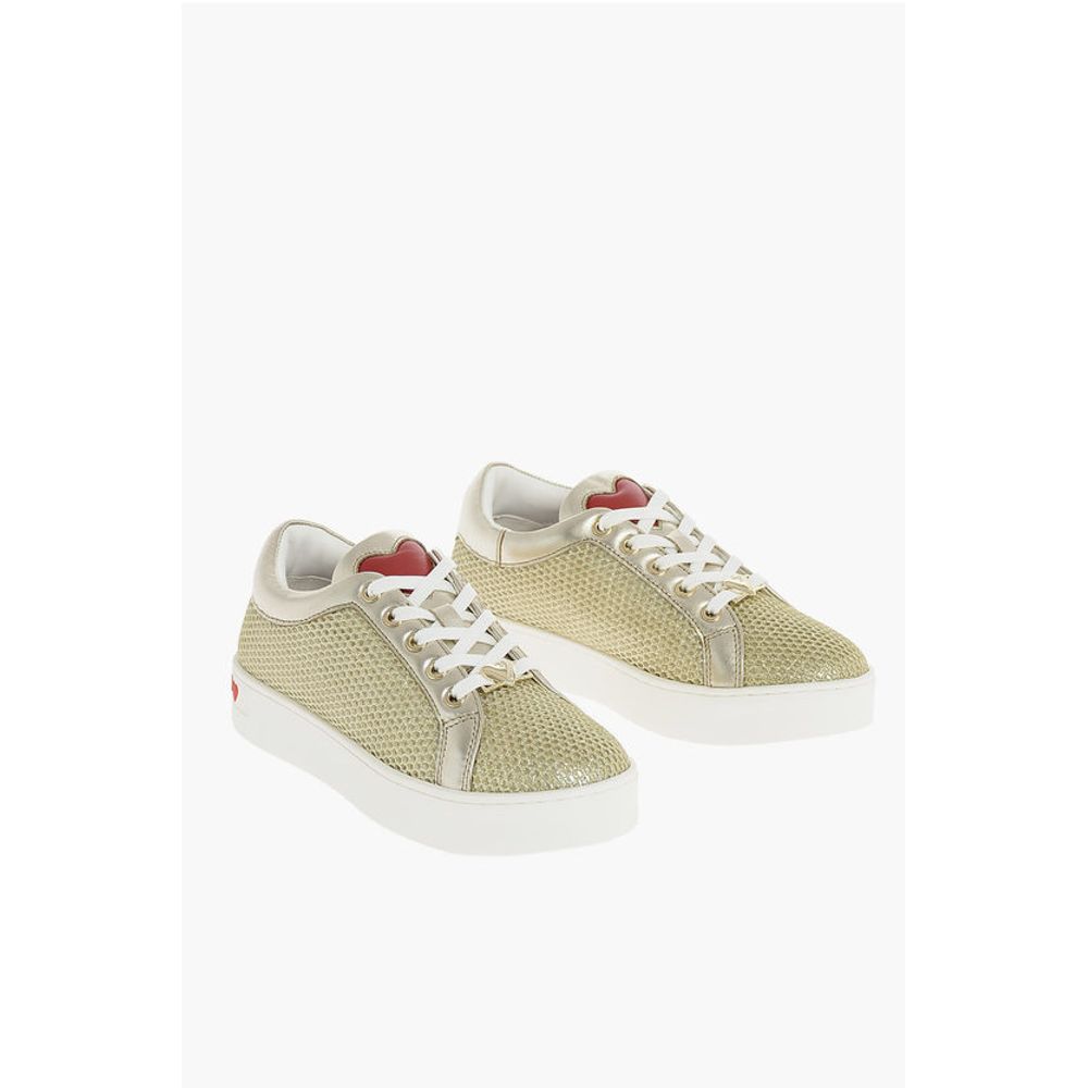 Moschino LOVE Glittered CASSETTA35 Sneakers