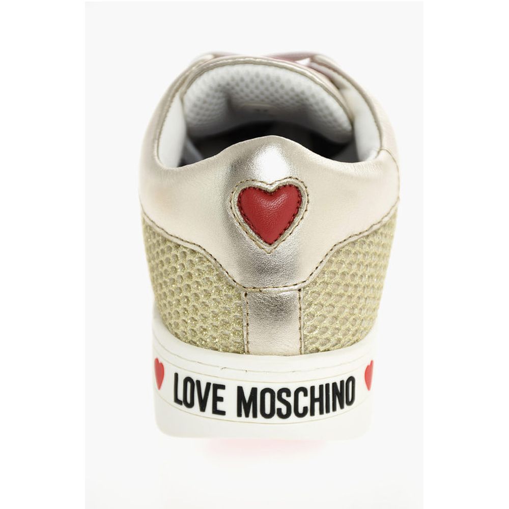 Moschino LOVE Glittered CASSETTA35 Sneakers - Image 5