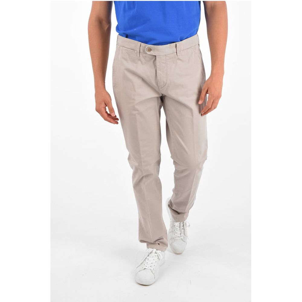 Corneliani ID Mid-rise waist chinos