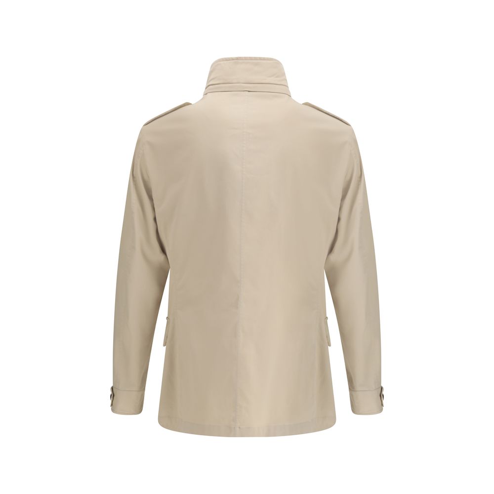 MooRER Beige Cotton Coat - Image 2
