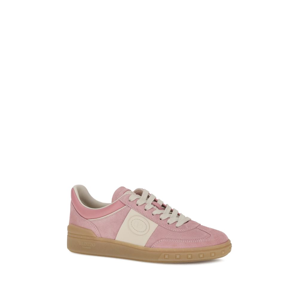 Valentino Garavani Multicolor Calf Leather Bos Taurus Low Top Sneakers - Image 2