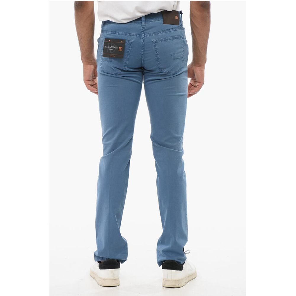 Corneliani ID LUXURY Straight Fit Denims with Embroidered Logo - Image 2