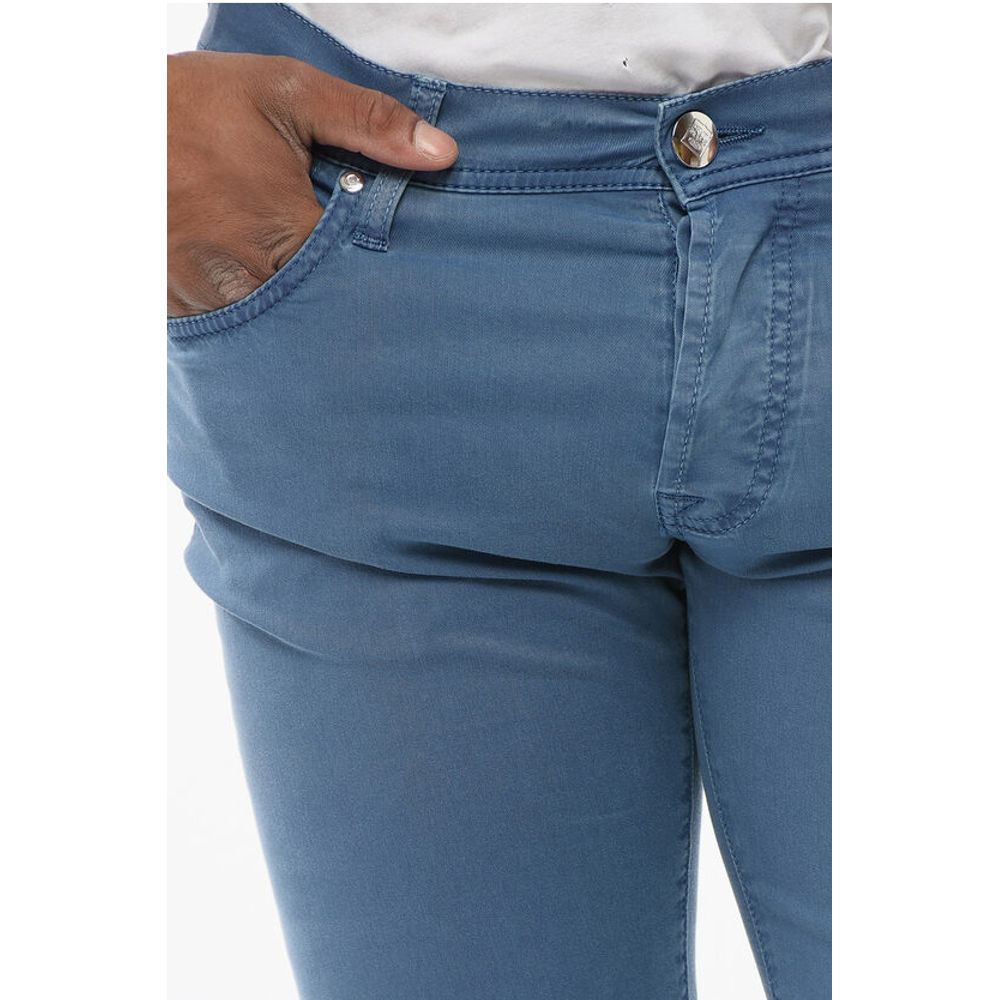 Corneliani ID LUXURY Straight Fit Denims with Embroidered Logo - Image 3