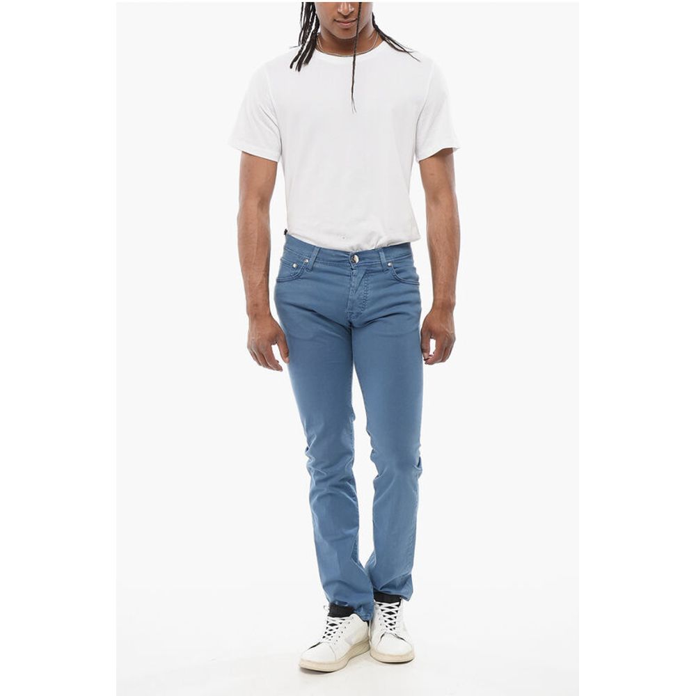 Corneliani ID LUXURY Straight Fit Denims with Embroidered Logo - Image 4