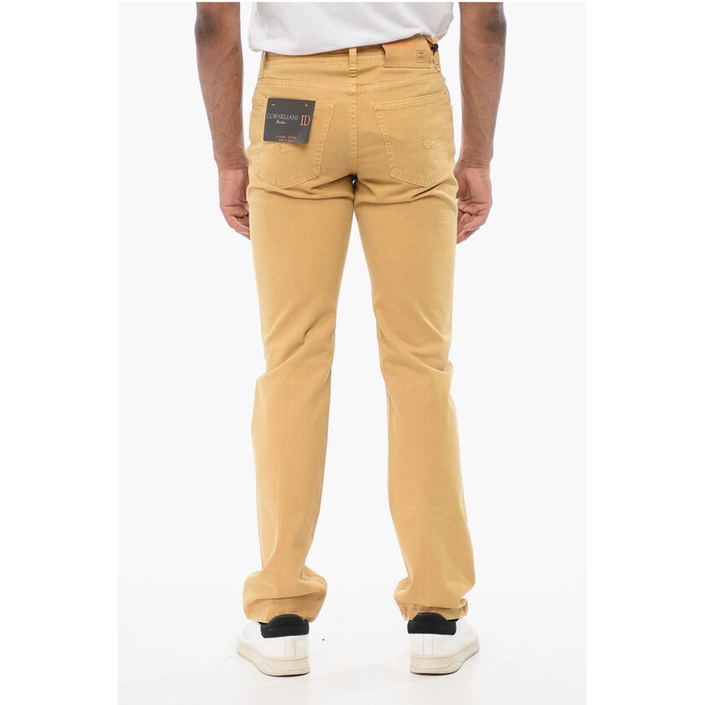 Corneliani ID LUXURY Straight Fit Denims with Embroidered Logo - Image 2