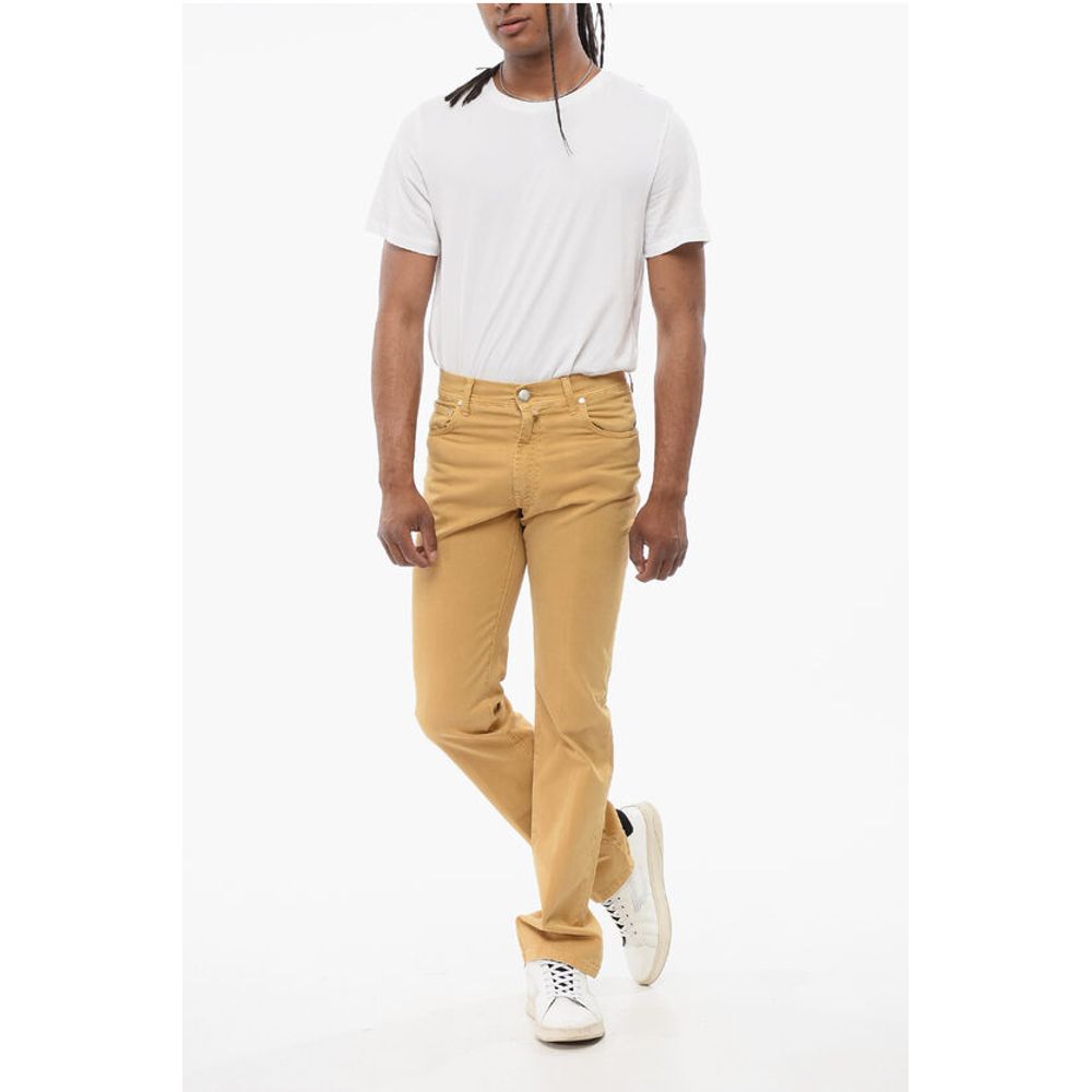 Corneliani ID LUXURY Straight Fit Denims with Embroidered Logo - Image 4