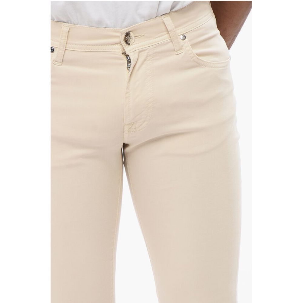Corneliani ID 5-Pocketed Stretch Cotton Pants - Image 3