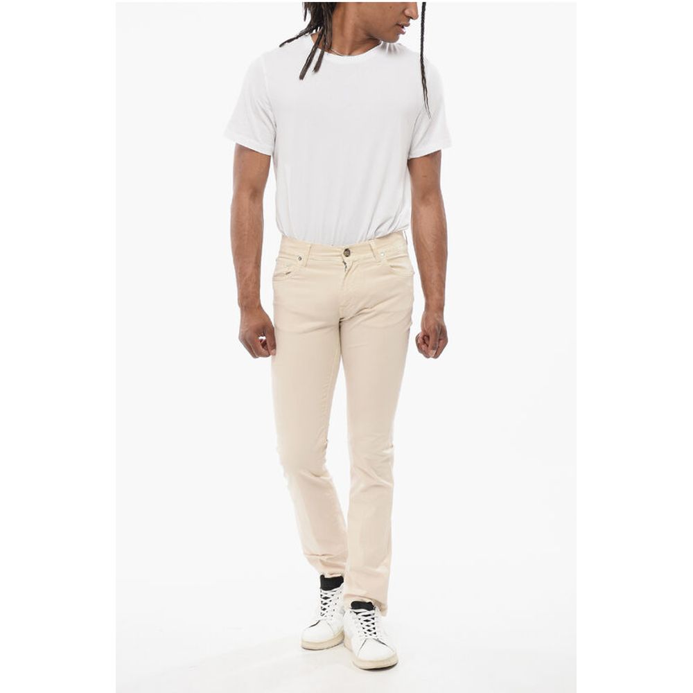 Corneliani ID 5-Pocketed Stretch Cotton Pants - Image 4