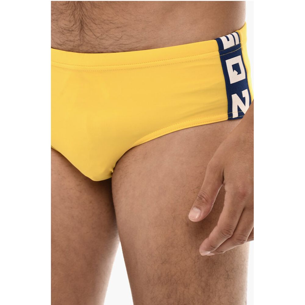 Dsquared² Slip Swimsuit With Logoed Contrasting Bands - Image 3