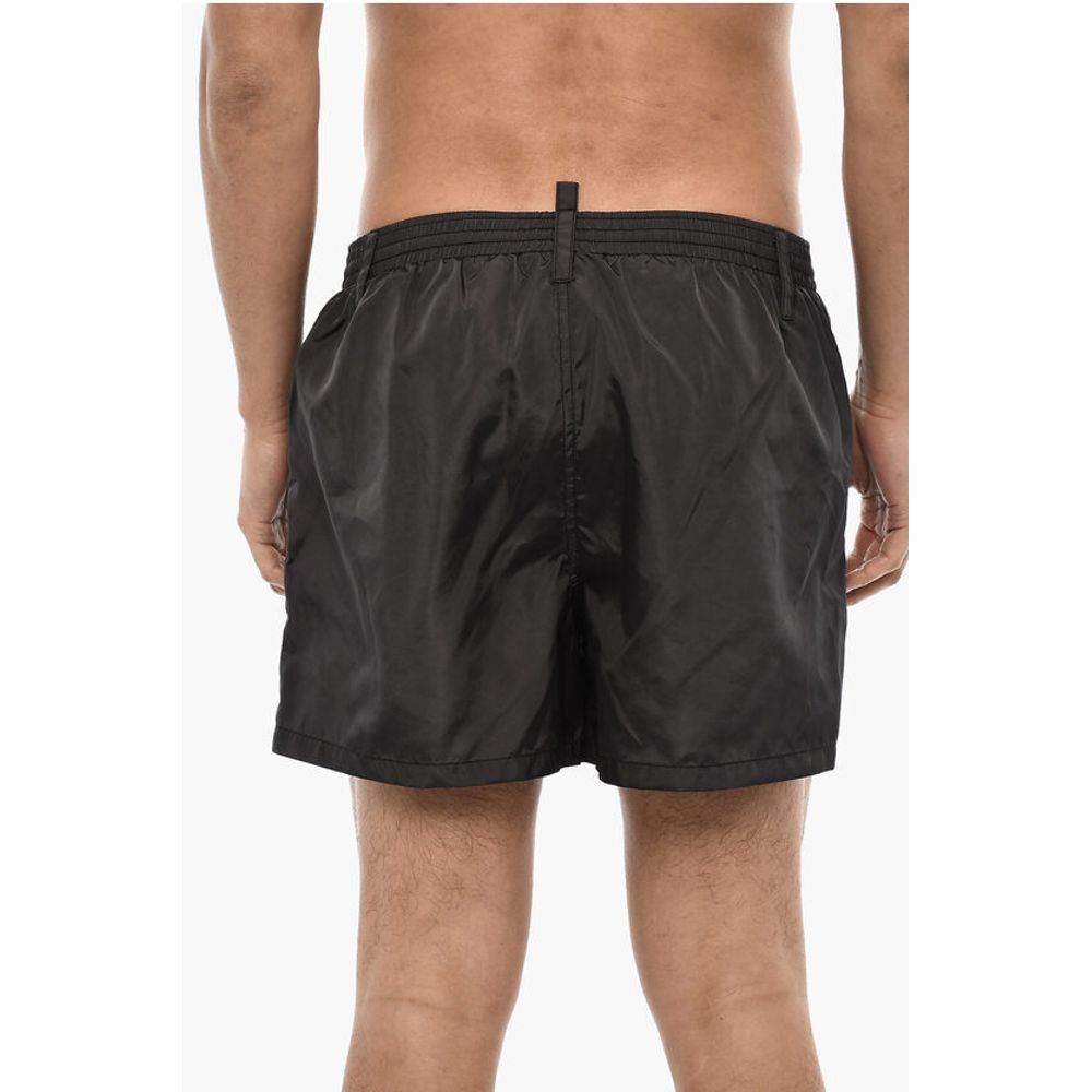 Dsquared² Allover Logo Print MIDI Swimshorts - Image 2