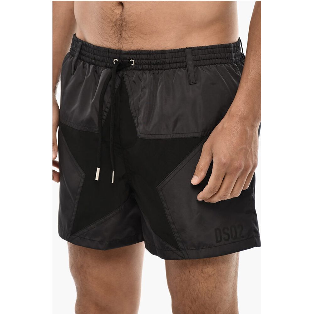 Dsquared² Allover Logo Print MIDI Swimshorts - Image 3