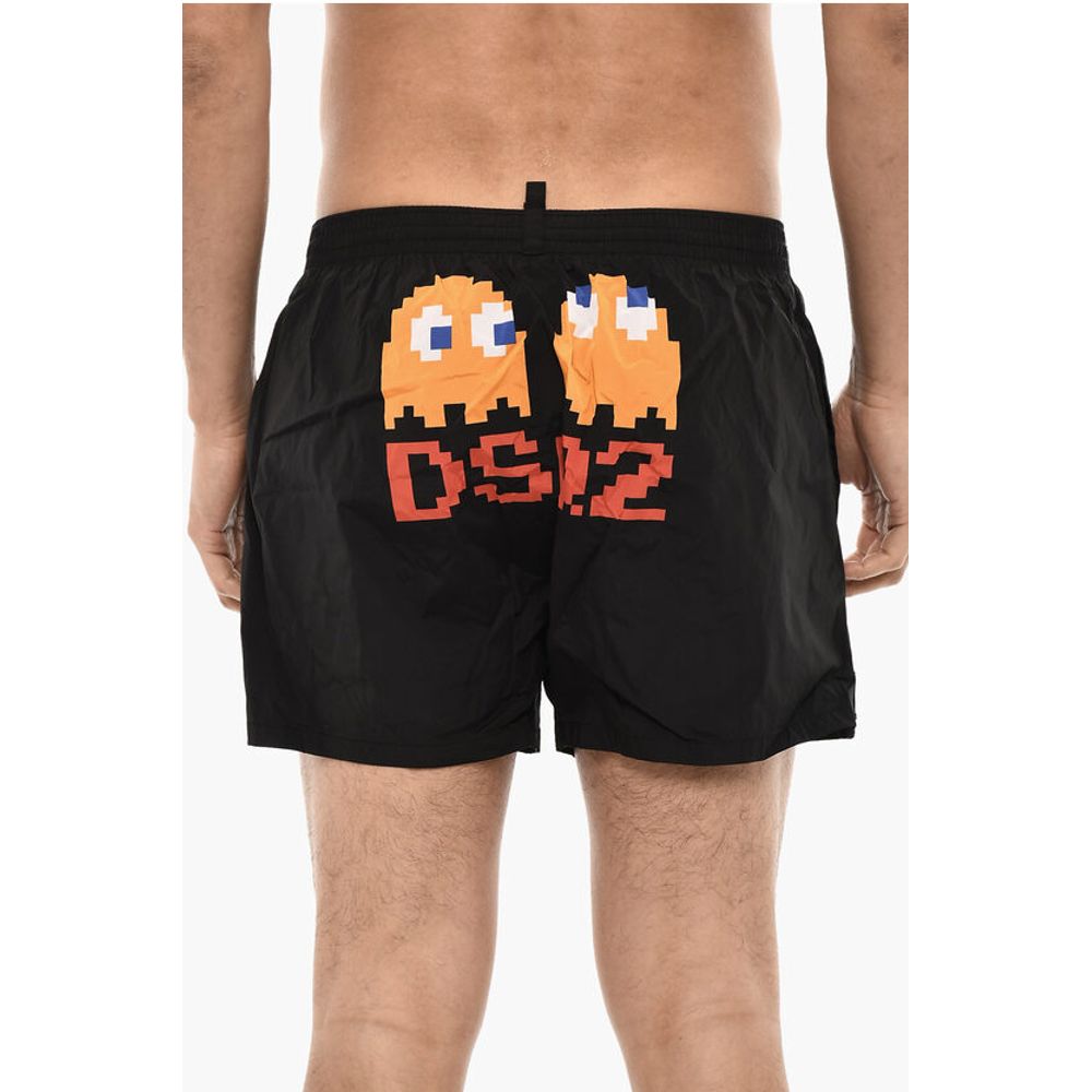 Dsquared² Printed PACMAN Swimshorts With Dawstrings - Image 2