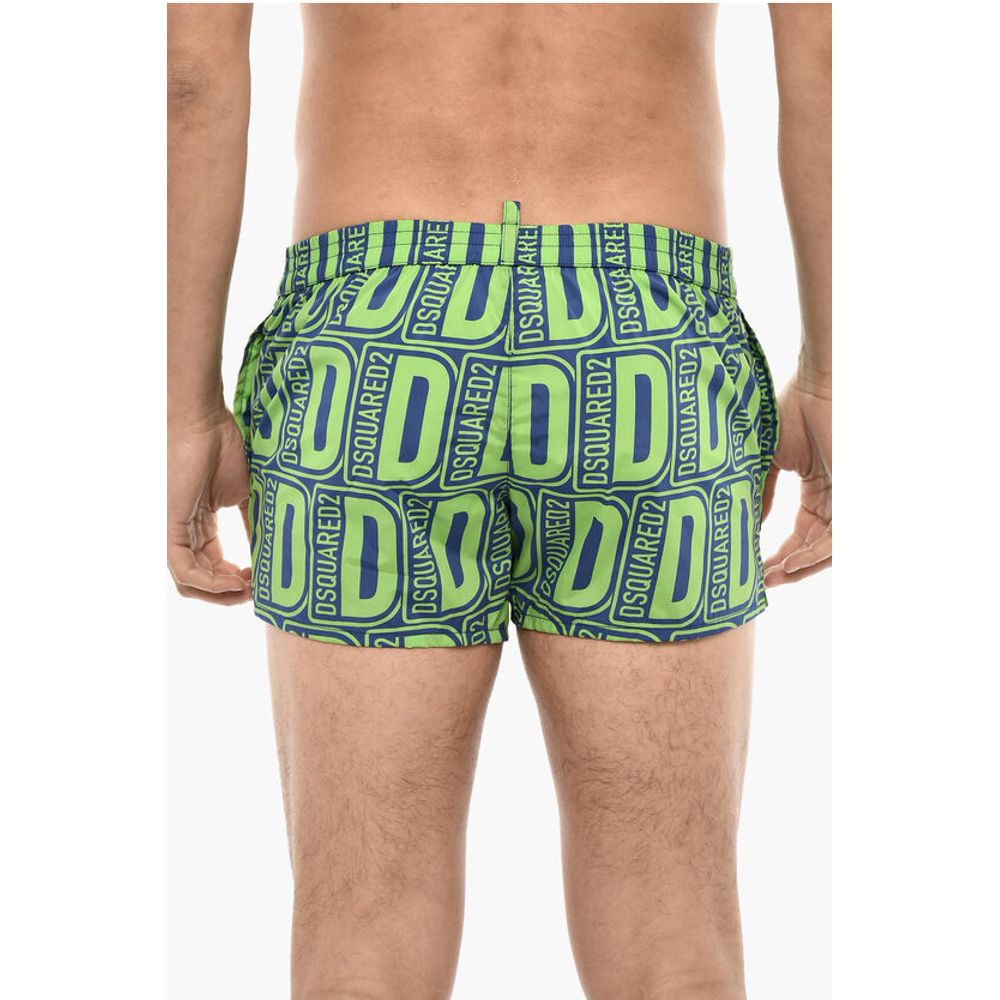 Dsquared² Allover Logo Print MIDI Swimshorts - Image 2