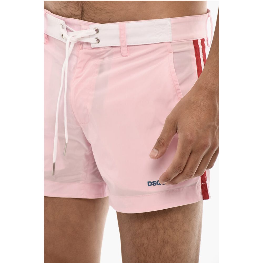 Dsquared² Swim Shorts With Contrasting SIde Bands - Image 3