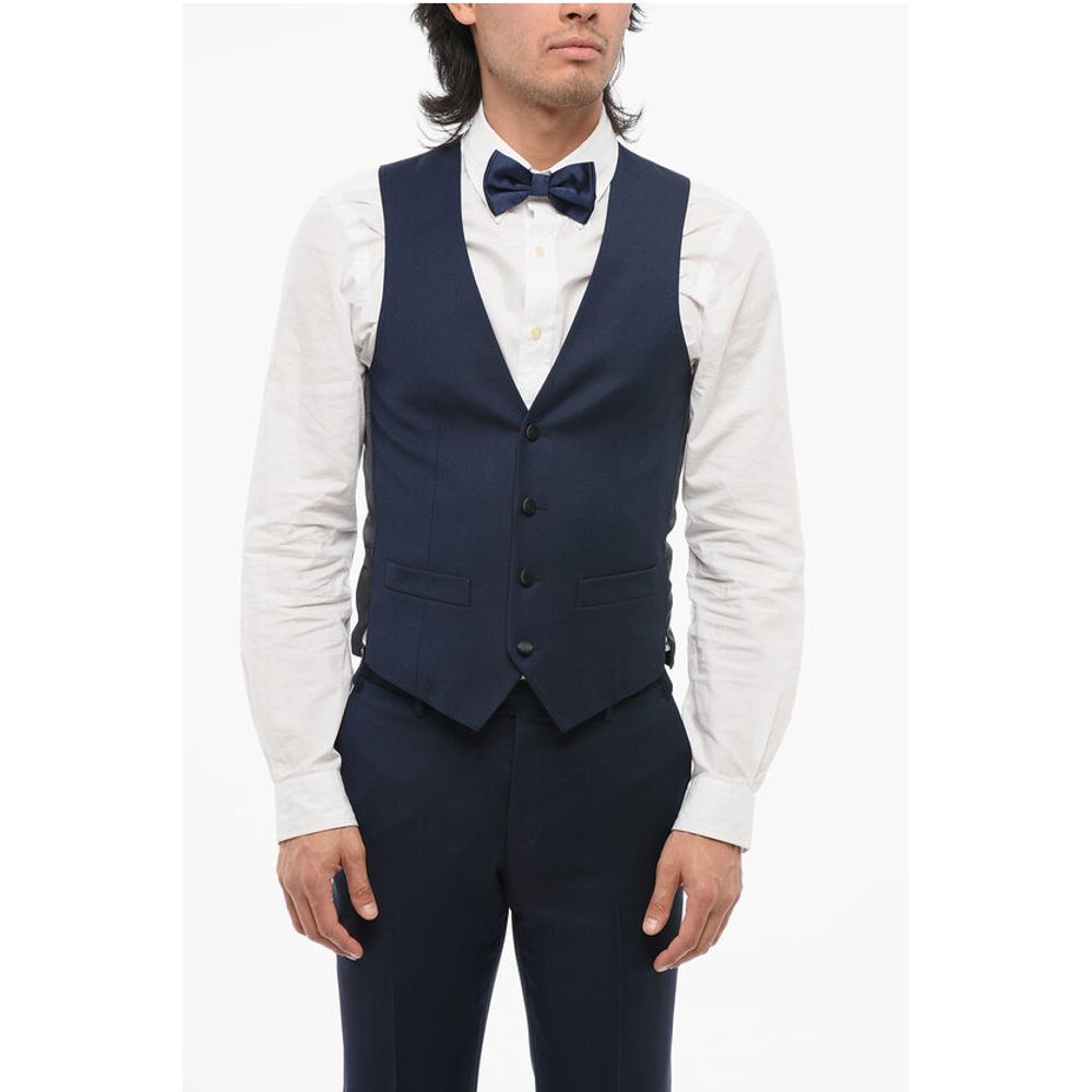 Corneliani CODE Virgin Wool 3 Piece Suit With Peak Lapel - Image 7