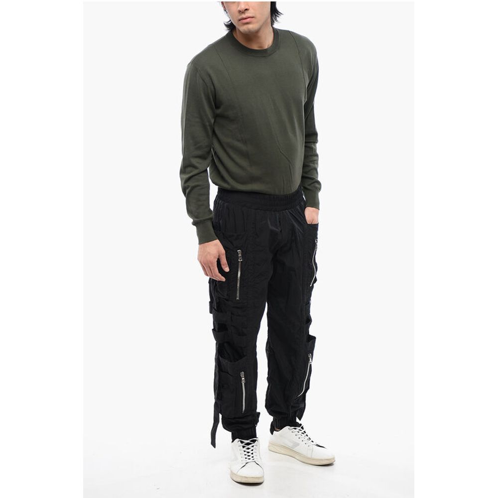 Balmain Nylon BANDED Cargo Pants with Cuffs - Image 5