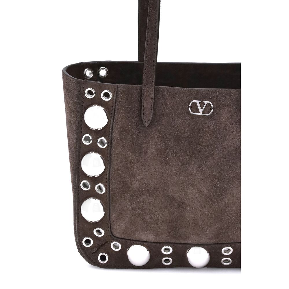 Valentino Garavani Suede Nellcôte Tote Bag - Image 4