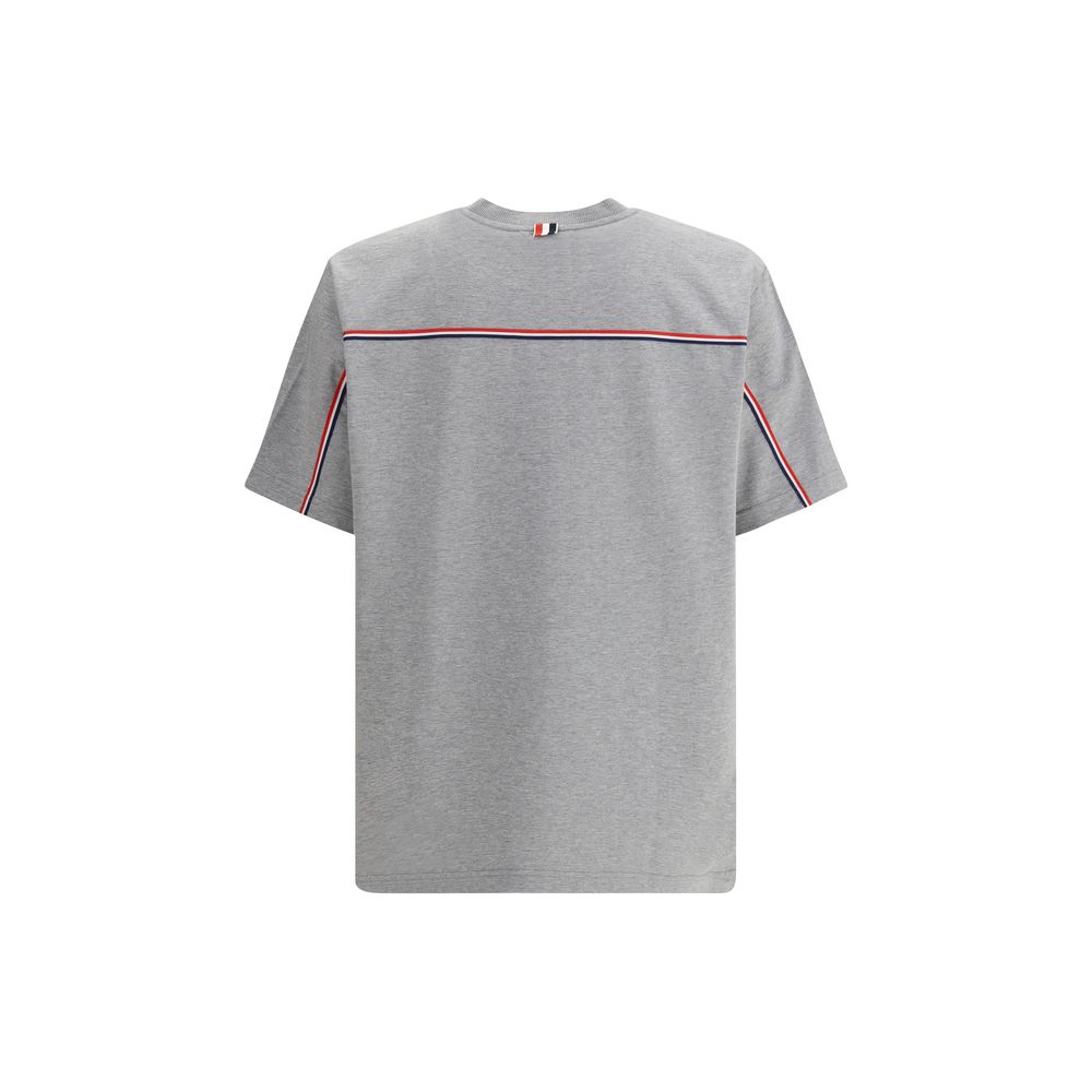 Thom Browne Gray Cotton T-Shirt - Image 2