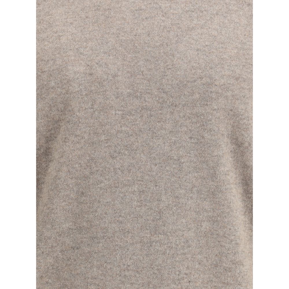 Brioni Beige Cashmere Cashmere Sweater - Image 3
